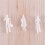 100Pcs HO Scale 1:100 White Model People Unpainted Train Figures 3