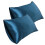 Satin Pillowcase Imitation Silk 2 pcs Blue 1