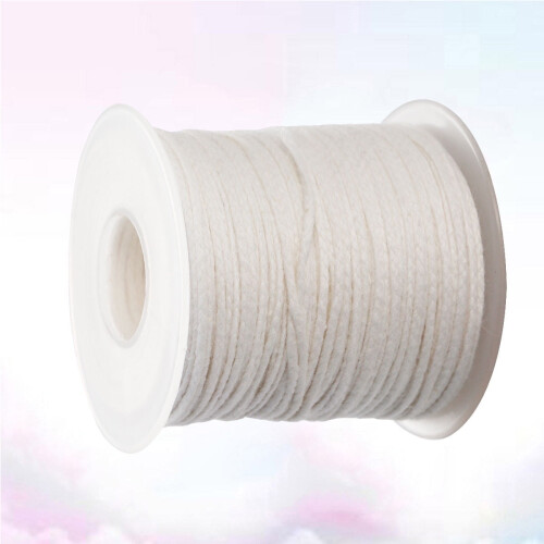Braided Cotton Candle Wick Roll for DIY Projects 35 pcs