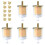 Inline Fuel Filter 3/8 Inch 5 Pcs with 10 Hose Clamps 1
