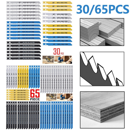 Jig Saw Blade Set Carbon Steel 30/65 Pcs