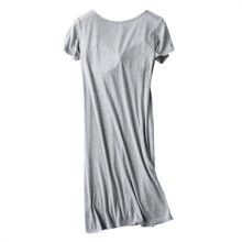 Women's Modal Nightdress with Chest Pad Loose Fit Short