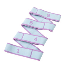 Resistance Band Yoga Strap for Pilates and Stretching Blue