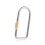 D-Shaped Climbing Carabiner with Screw Lock 1