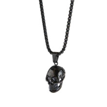 Skull Pendant Necklace for Men Customizable