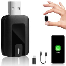 2-in-1 Wireless CarPlay Adapter 5.8GHz for iPhone and