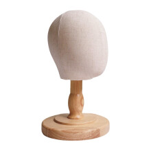 Kids Mannequin Head with Wooden Base 46 cm