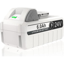 24V 6.0Ah Battery for Snow Joe Sun Joe iON+ Models