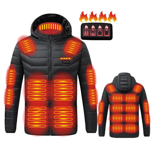 Tao Heated Jacket for Men and Women Black 3XL