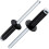 500pcs Black Aluminum Blind Rivets Assortment Kit - Open End Pop Rivets 2