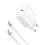 Cargador de pared Joyroom USB-C PD de 30 W con cable USB-C - Blanco 1