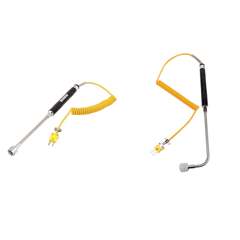 2Pcs -50 To 500Deg/C K Type Handheld Surface Thermocouple Probe - Nr-81532B & Nr-81533B 6033545354189
