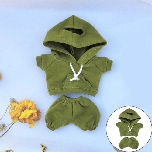 17cm Doll Clothes Set Hoodie Outfit Soft Replacement 1