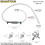 Brake Bleeder Hose with Check Valve 2PCS 3