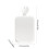 Plastic Dressing Mirror with Suction Cup White 1 Pc 3