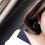 Lady Elegant Round Hoop Earrings White 4