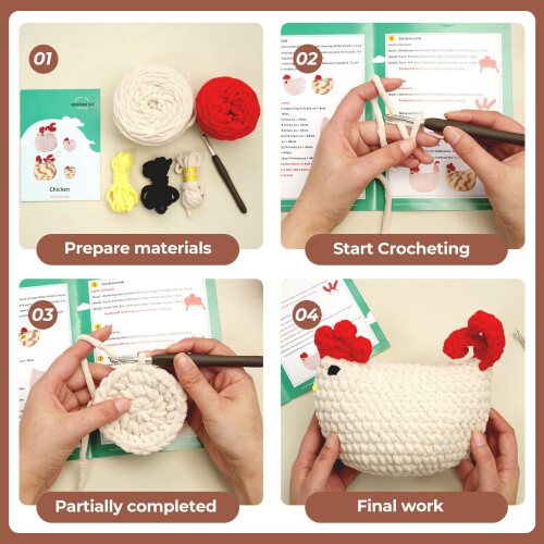 Crochet Christmas Tree DIY Kit for Beginners 2