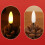 Flameless LED Pinecone Candle Real Wax Look Unscented 7
