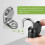 4-Digit Combination Lock Outdoor Waterproof Silver 7