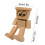 Wooden Bobblehead Man Motion-Activated Dashboard Ornament 3