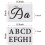 Alphabet Stencils 8.3 inch 40 count 7