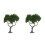 OUNONA Mini Model Trees for Model Train Scenery 2 pcs 3