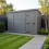10x4 Pent Composite Shed Tanalised (Single Door, No Windows) 1