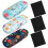 Floral Hard Shell Glasses Case with Cloth 3-Pack 8
