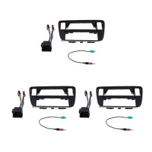 3X Single Din Car Dash Kit Harness Antenna for Citigo Mii 2012+ Frame Radio Panel Fascia Plate
