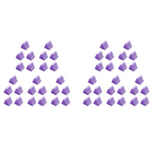 100x Bloque Buffer de Lijado Pulido Limas Puntas de Arte de Unas Manicura Pedicure de Acrilico (Color: Purpura)