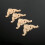 Rubber Wood Carved Corner Applique 4 Pieces 3