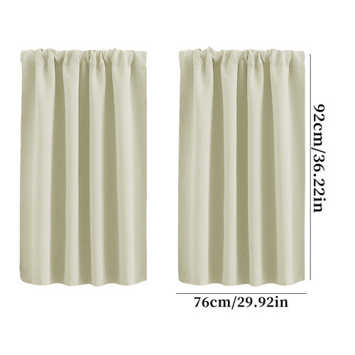 Solid Color Curtains for Living Room, Bedroom, Kitchen 2
