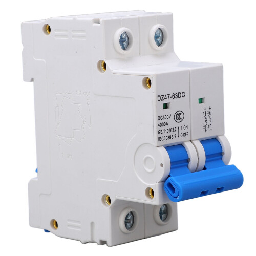 DC Circuit Breaker 500V 32A 4kA 2P for Solar Grid 1