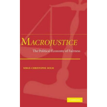 Macrojustice by SergeChristophe Kolm Hardcover Book