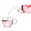 NICEXMAS Heat Resistant Teaware Set 6 Pieces 5