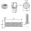 Wirewound Load Resistor Aluminum Case 0.5 Ohm 100W 2PCS 3