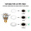 Stainless Steel Basin Pop-up Drain Filter 2 Pcs 8