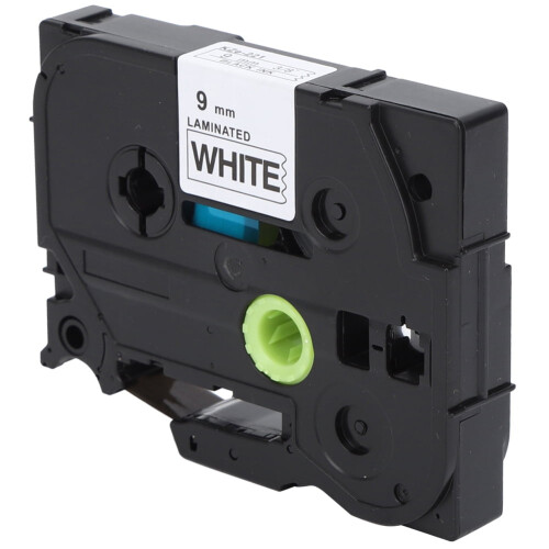 Label Tape Laminated White 9mm for Label Printers 2