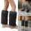 Women's Plush Gray Leg Warmers Thickened Boot Cuffs 2