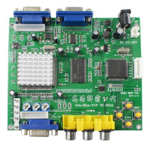 Arcade Game RGB/CGA/EGA/YUV to VGA HD Video Converter Board HD9800/GBS8200 Hot Green Board Video Decoding Device
