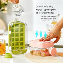 Portable Ice Trays 0 Contact Pressure Ice Mold, Water Bottle Ice Maker Household Kitchen Bar Accessories, 1Kit