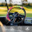 Tie-Dye Steering Wheel Cover for Golf Carts 1-Pack 3