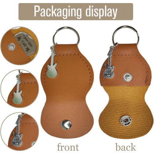 Stainless Steel Guitar Pick with Case 1 Pack 2