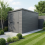 4x9 Pent Composite Shed Tanalised (Single Door, No Windows) 1