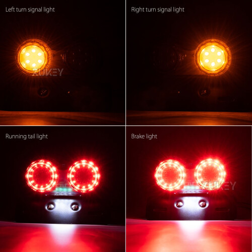 LED Motorcycle License Plate Light Universal 2