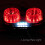 LED Motorcycle License Plate Light Universal 4