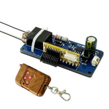 DC3.7V 433M ARC Zapalnik Generator Wysokiego NapięCia Zasilanie NapęDu PłYta Zdalnego Sterowania Ze WskaźNikiem LED