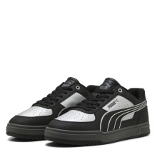 (8 UK, Silver/Grey) Puma Mens Caven 2.0 Logo Trainers