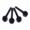 Ebony Violin Pegs High-Quality 4-Pack 2
