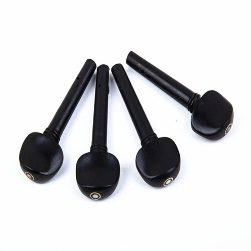 Ebony Violin Pegs High-Quality 4-Pack 1